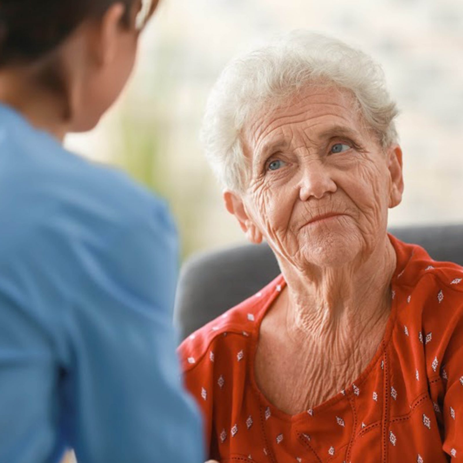 Psychologist Talking to a Older Lady